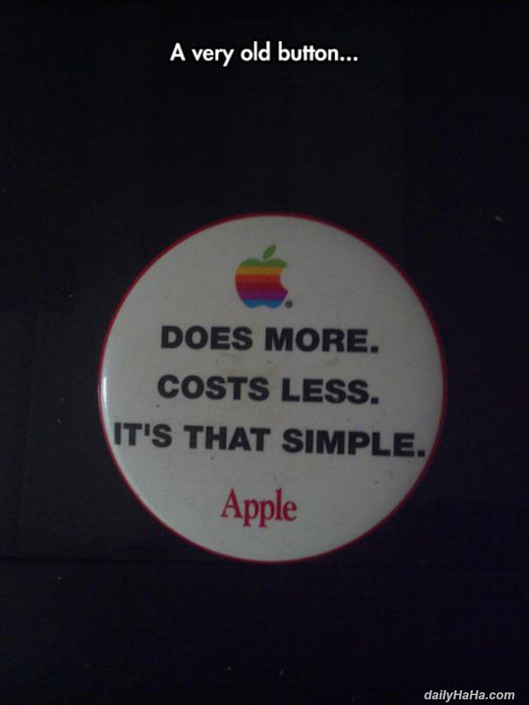 apple costs less funny picture
