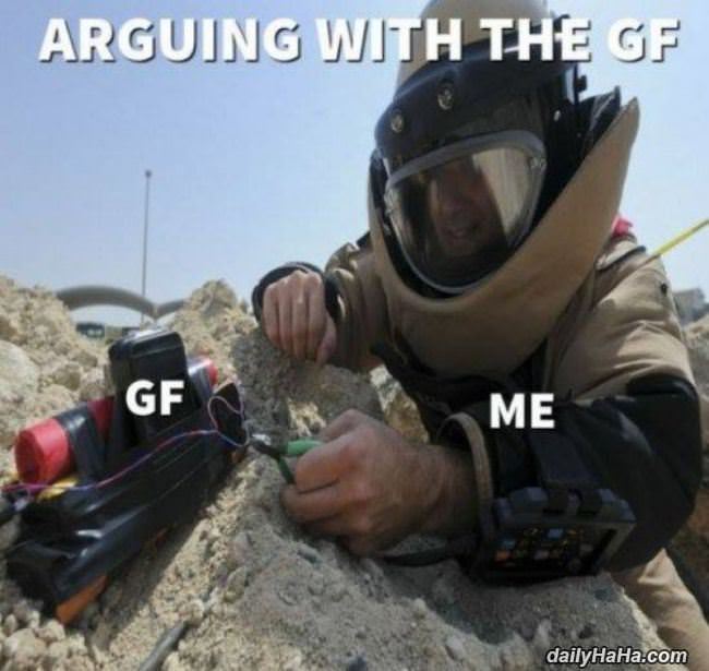 arguing with girlfriend funny picture