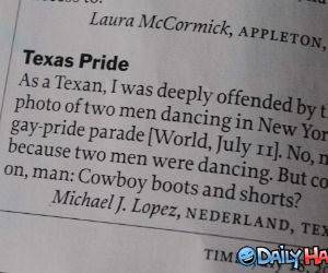 Texas Pride funny picture
