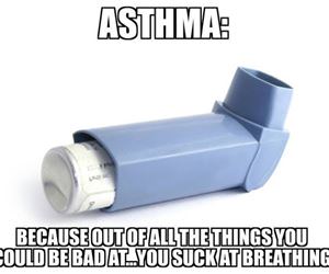 asthma funny picture