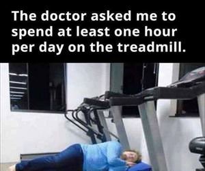 at least 1 hour per day