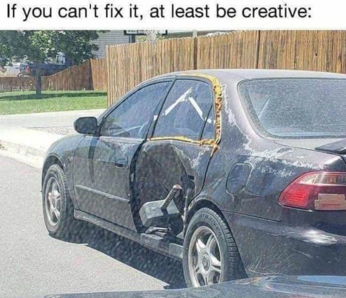 at least be creative