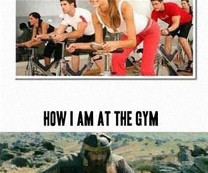 at the gym funny picture