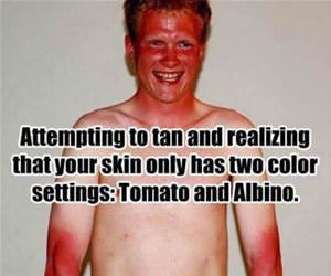 attempting to tan funny picture