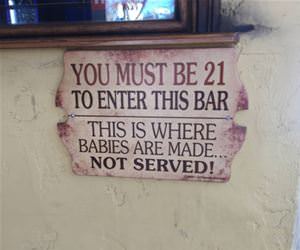 babies are made here not served funny picture