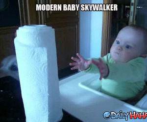 Baby Skywalker funny picture