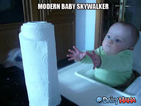 Baby Skywalker funny picture