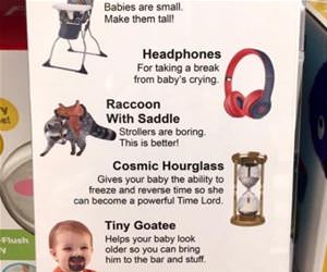 baby essentials funny picture