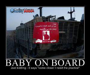 Baby On Board funny picture