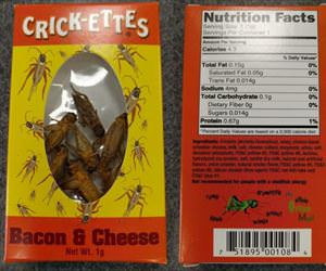 bacon and cheese crickets