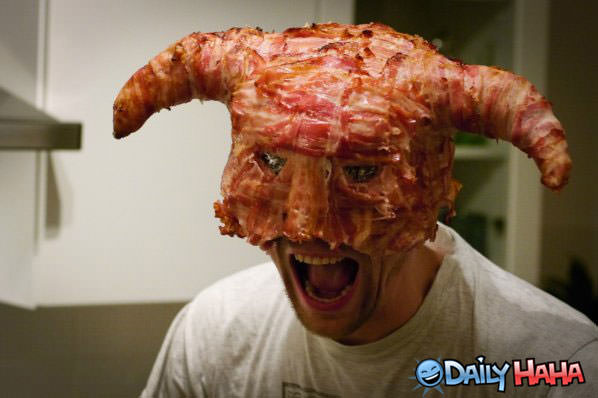 Bacon Mask funny picture