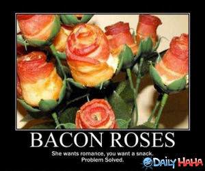 Bacon Roses funny picture