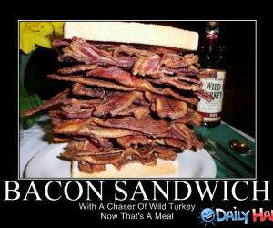 Bacon Manwich funny picture