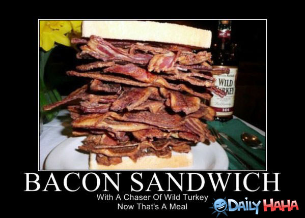 Bacon Manwich funny picture