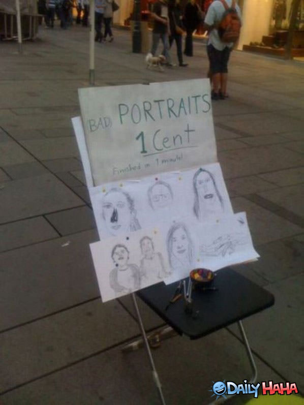 Bad Portraits funny picture