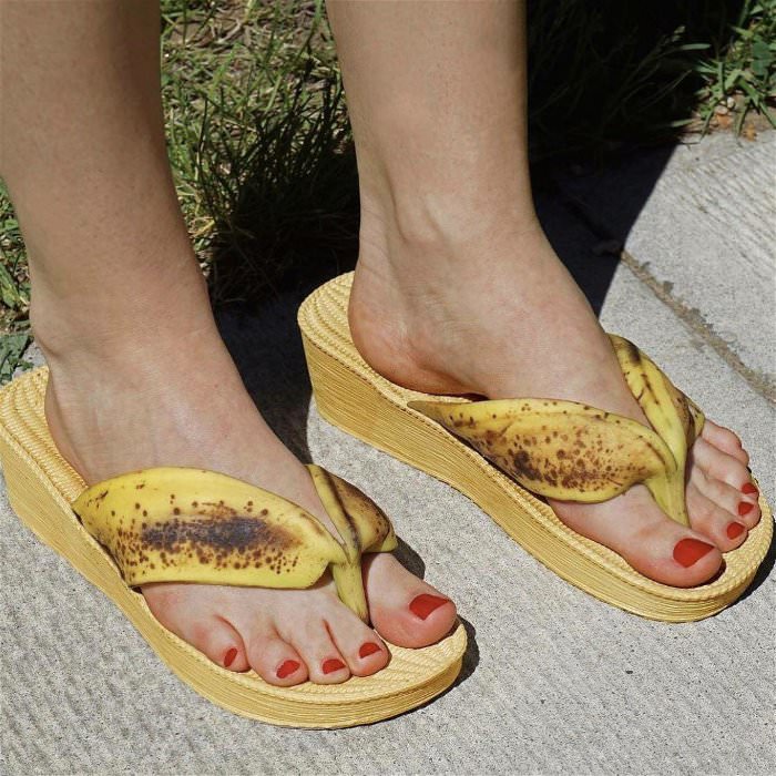 banana shoes