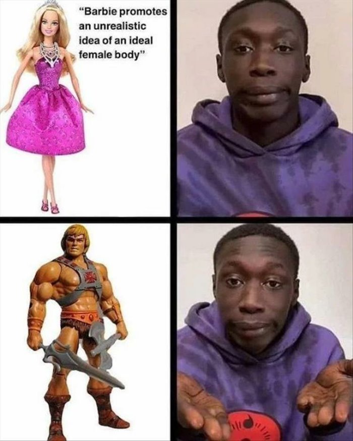 barbie is unrealistic