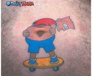 Bart Simpson Tattoo