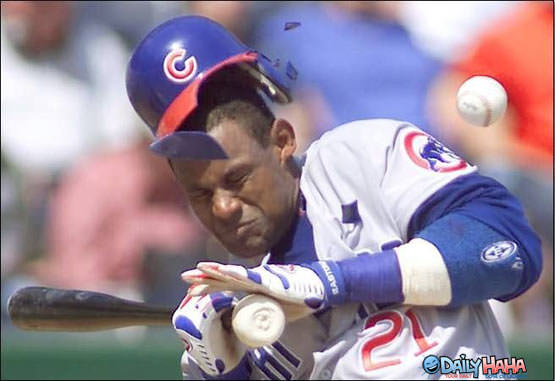 Broken Helmet Baseball