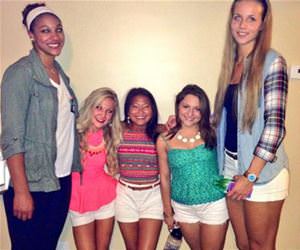 basketball players vs cheerleaders funny picture