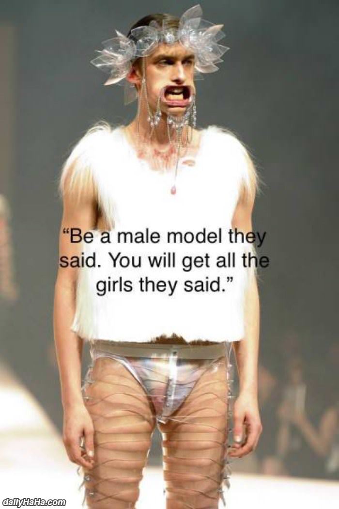 be a male model funny picture