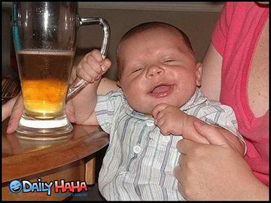 Baby Drinking Beer Picture