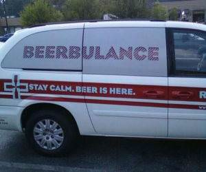 Beerbulance funny picture