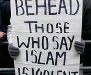 Islam is NOT Violent sign