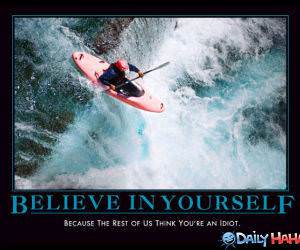 Believe In Yourself funny picture