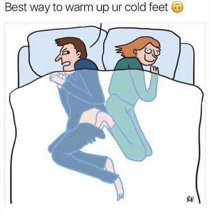 best way to warm up your feet