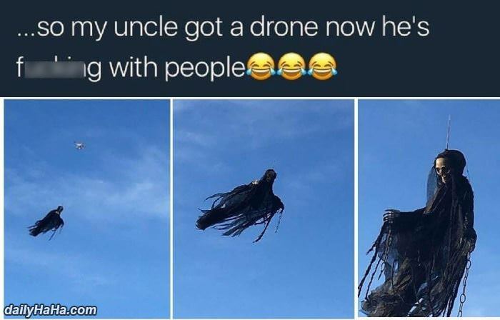 best drone idea ever funny picture