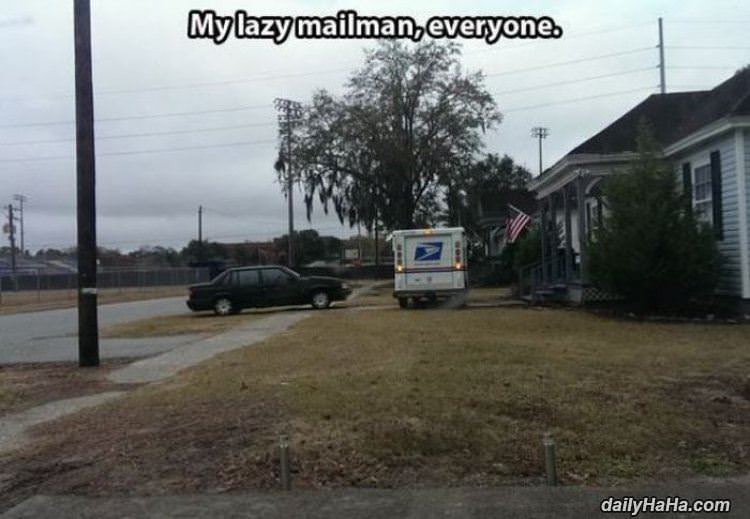best mailman ever funny picture