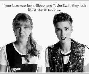 Bieber and Swift Couple funny picture