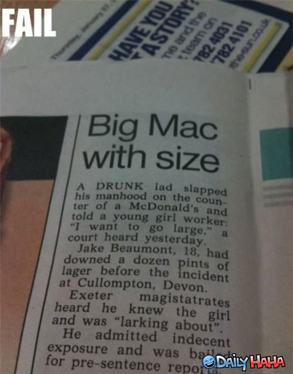 Big Mac funny picture