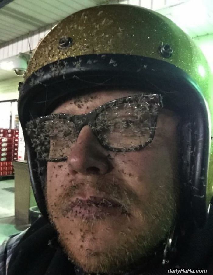 biking without a mask funny picture