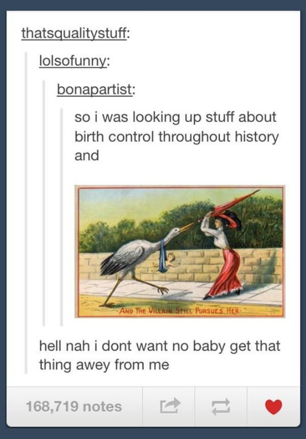 birth control in the past funny picture