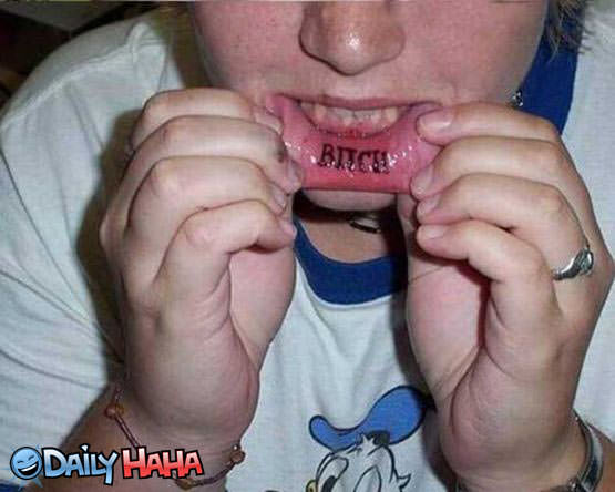 Bitch tattoo