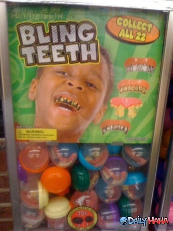 Bling Teeth funny picture