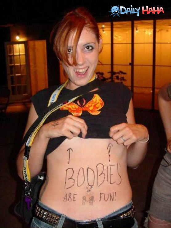 Boobies are Fun