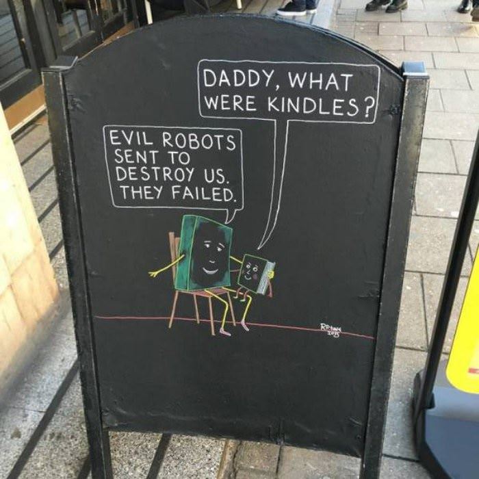 book store sign funny picture