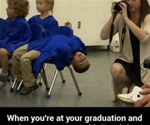 bored at graduation funny picture