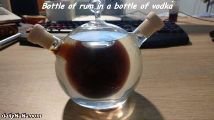 of bottle of vodka funny picture