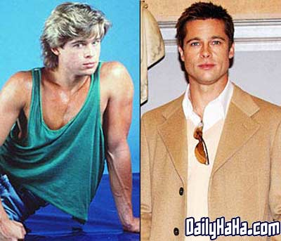 Brad Pitt in the 80s