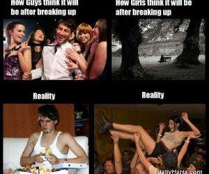 break ups funny picture