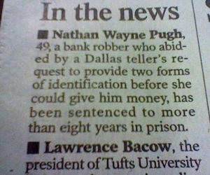 brilliant bank robber funny picture