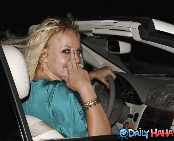 Britney Spears Middle Finger