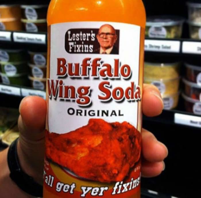 buffalo wing soda funny picture