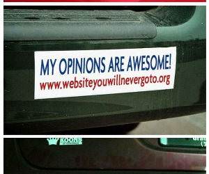 bumper stickers funny picture