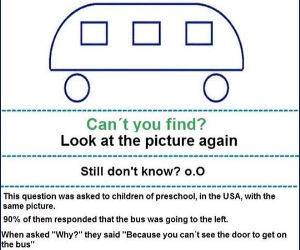 bus direction funny picture