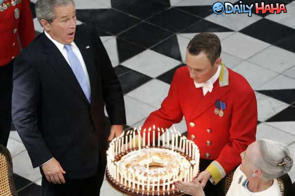 Bush Loves Birthdays